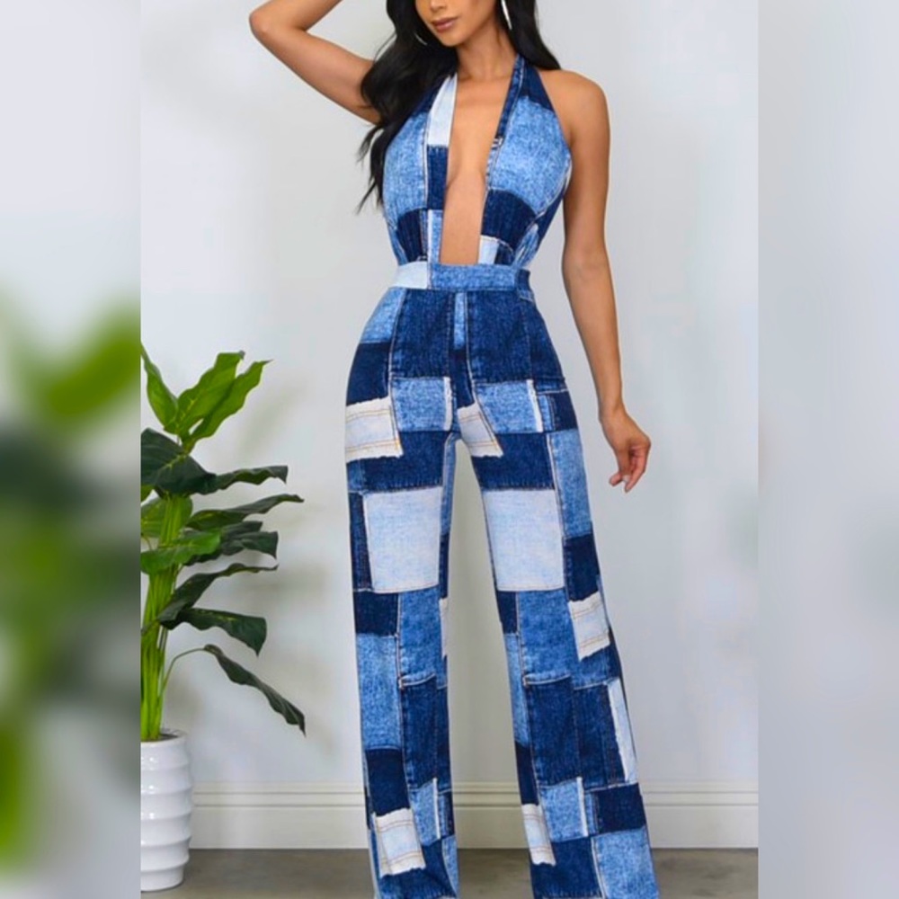 Baddie Denim Jumpsuit